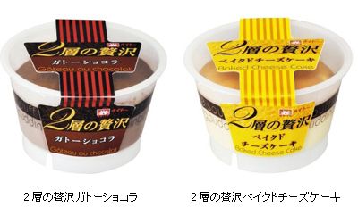 2層の贅沢ガトーショコラ